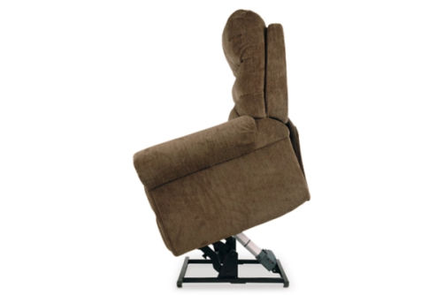 Signature Design by Ashley Ernestine Power Lift Recliner-Truffle