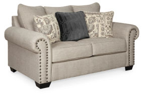 Signature Design by Ashley Zarina Sofa Sleeper and Loveseat-Jute