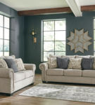 Signature Design by Ashley Zarina Sofa Sleeper and Loveseat-Jute