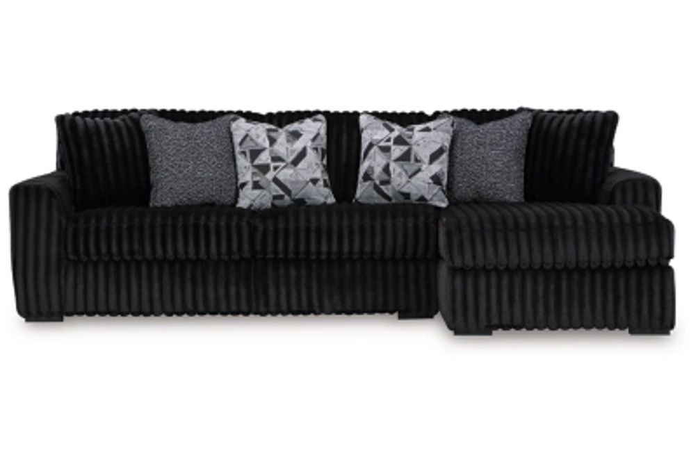 Signature Design by Ashley Midnight-Madness 2-Piece Sectional Sofa with Chaise