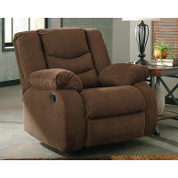 Signature Design by Ashley Tulen Reclining Sofa with Recliner-Chocolate