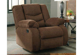 Signature Design by Ashley Tulen Reclining Loveseat and Recliner-Chocolate