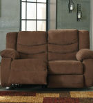 Signature Design by Ashley Tulen Reclining Loveseat and Recliner-Chocolate