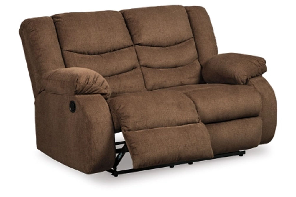 Signature Design by Ashley Tulen Reclining Loveseat and Recliner-Chocolate