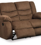 Signature Design by Ashley Tulen Reclining Loveseat and Recliner-Chocolate