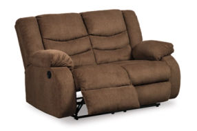 Signature Design by Ashley Tulen Reclining Sofa and Loveseat-Chocolate