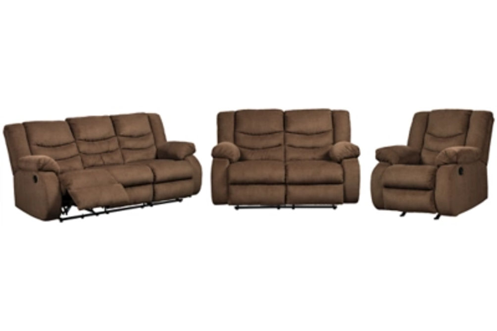 Signature Design by Ashley Tulen Reclining Sofa, Loveseat and Recliner