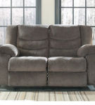 Signature Design by Ashley Tulen Reclining Loveseat and Recliner-Gray