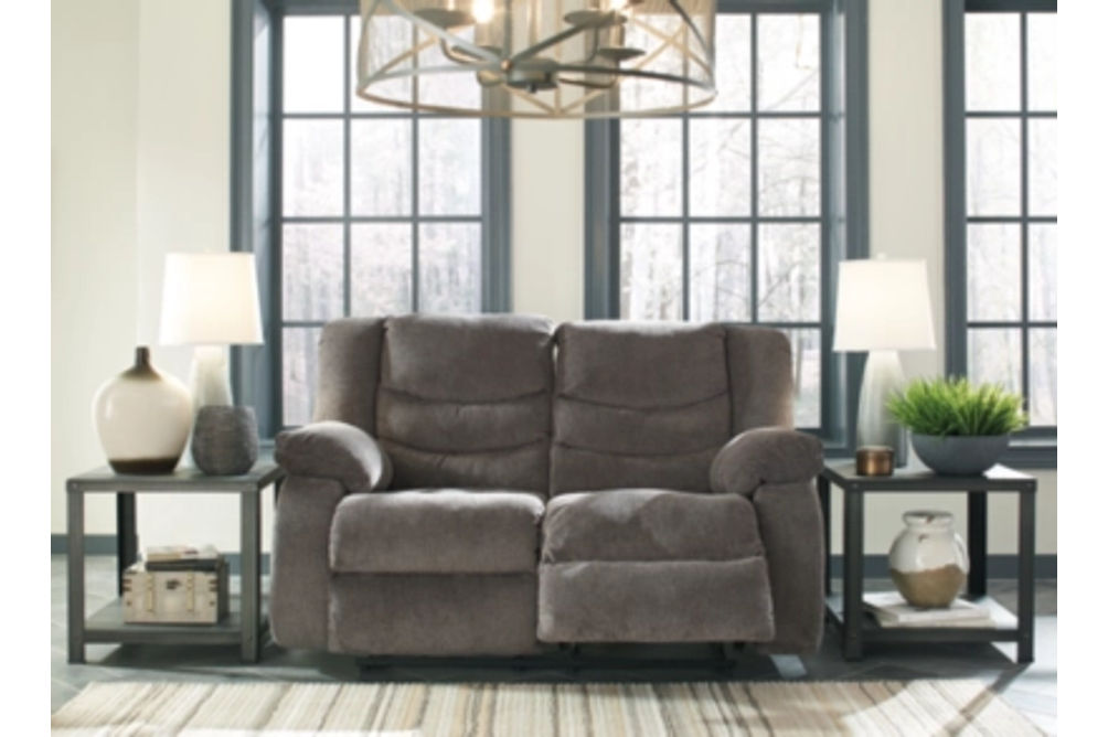 Signature Design by Ashley Tulen Reclining Sofa and Loveseat-Gray