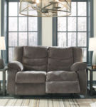 Signature Design by Ashley Tulen Reclining Sofa and Loveseat-Gray