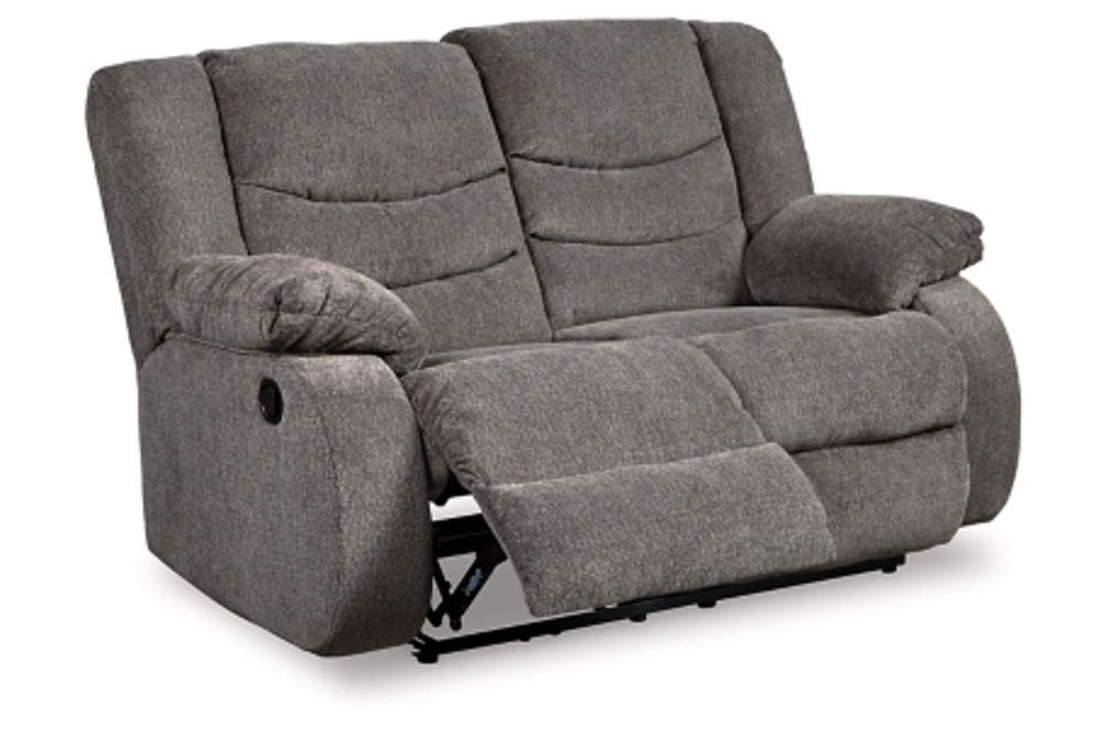 Signature Design by Ashley Tulen Reclining Loveseat and Recliner-Gray