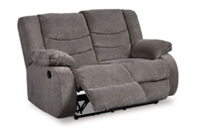 Signature Design by Ashley Tulen Reclining Sofa and Loveseat-Gray