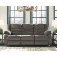 Signature Design by Ashley Tulen Reclining Sofa, Loveseat and Recliner-Gray
