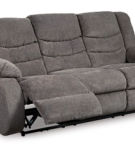 Signature Design by Ashley Tulen Reclining Sofa and Loveseat-Gray