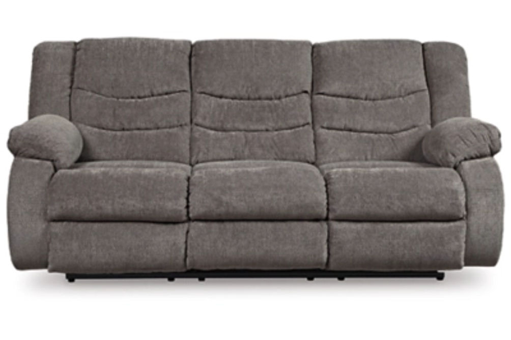 Signature Design by Ashley Tulen Reclining Sofa and Loveseat-Gray