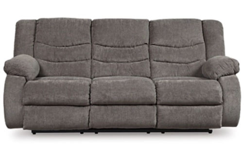 Signature Design by Ashley Tulen Reclining Sofa and Loveseat-Gray