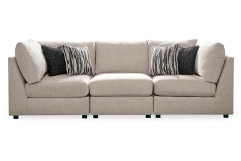 Signature Design by Ashley Kellway 3-Piece Sectional Sofa-Bisque