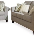 Signature Design by Ashley Alandari Sofa and Loveseat-Gray