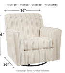 Signature Design by Ashley Alandari Accent Chair-Gray