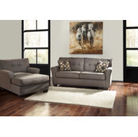 Signature Design by Ashley Tibbee Sofa and Chaise-Slate