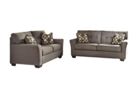 Signature Design by Ashley Tibbee Sofa and Loveseat-Slate