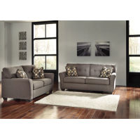 Signature Design by Ashley Tibbee Full Sofa Sleeper and Loveseat-Slate