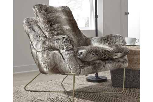 Signature Design by Ashley Wildau Accent Chair-Gray