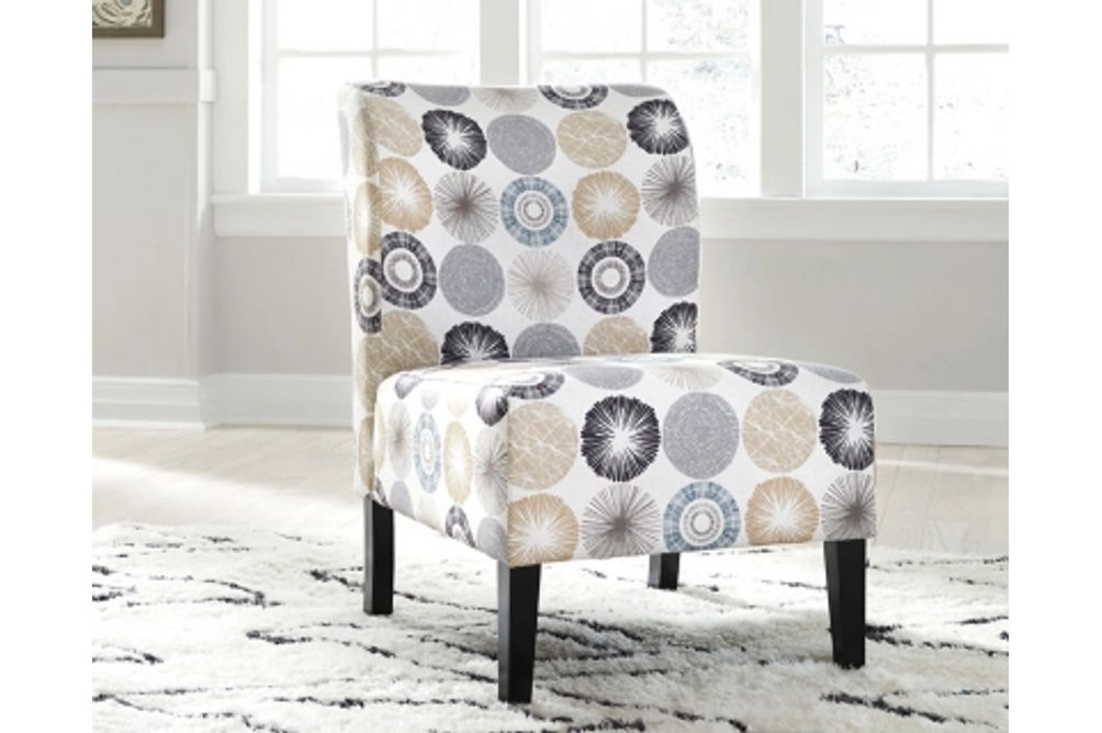 Signature Design by Ashley Triptis Accent Chair-Gray/Tan