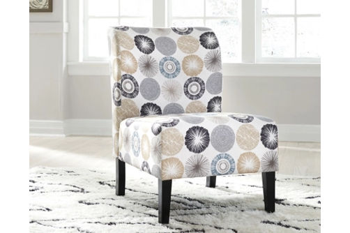 Signature Design by Ashley Triptis Accent Chair-Gray/Tan