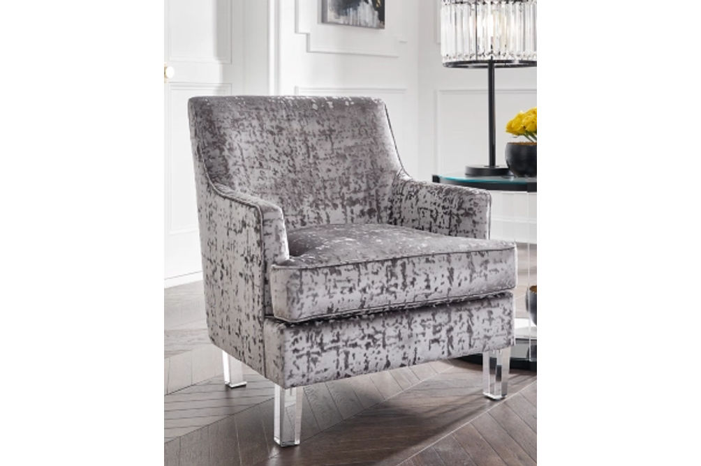 Signature Design by Ashley Gloriann Accent Chair-Pewter