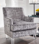 Signature Design by Ashley Gloriann Accent Chair-Pewter