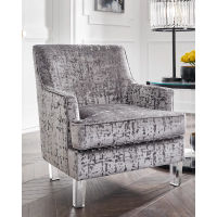 Signature Design by Ashley Gloriann Accent Chair-Pewter