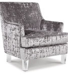 Signature Design by Ashley Gloriann Accent Chair-Pewter