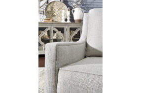 Signature Design by Ashley Kambria Swivel Glider Accent Chair-Frost