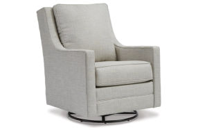 Signature Design by Ashley Kambria Swivel Glider Accent Chair-Frost