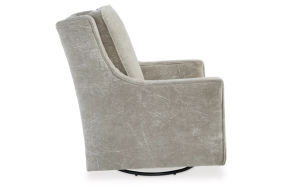 Signature Design by Ashley Kambria Swivel Glider Accent Chair-Pebble