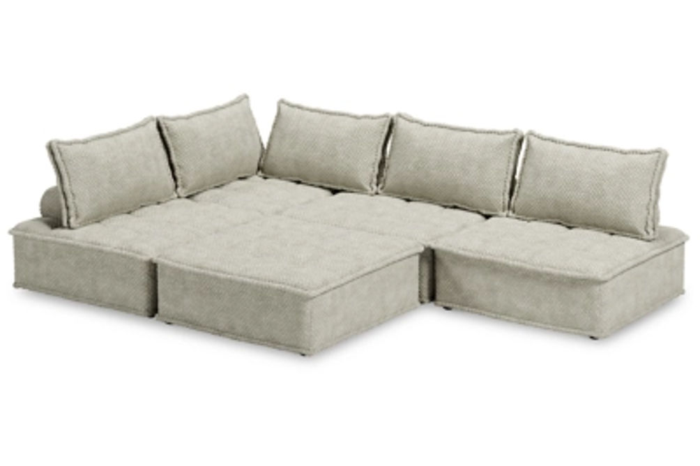 Signature Design by Ashley Bales 5-Piece Modular Seating-Taupe