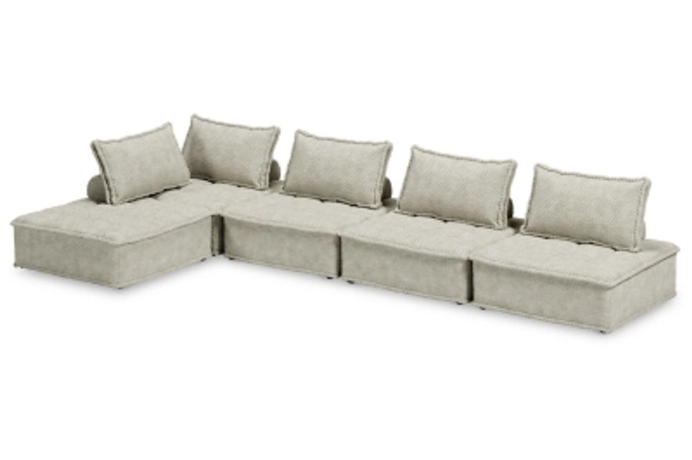 Signature Design by Ashley Bales 5-Piece Modular Seating-Taupe