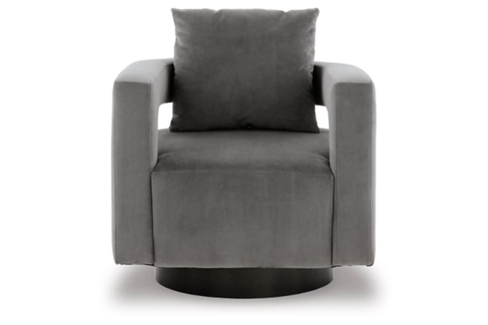 Signature Design by Ashley Alcoma Swivel Accent Chair-Otter