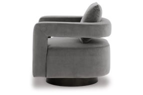 Signature Design by Ashley Alcoma Swivel Accent Chair-Otter