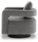 Signature Design by Ashley Alcoma Swivel Accent Chair-Otter