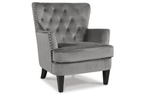 Signature Design by Ashley Romansque Accent Chair-Gray