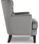 Signature Design by Ashley Romansque Accent Chair-Gray