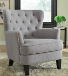 Signature Design by Ashley Romansque Accent Chair-Light Gray