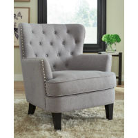 Signature Design by Ashley Romansque Accent Chair-Light Gray