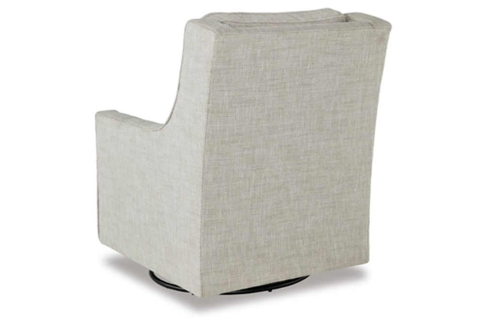 Signature Design by Ashley Kambria Swivel Glider Accent Chair-Fog