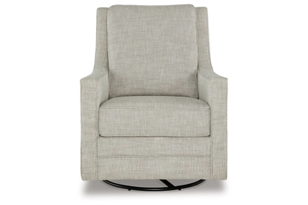 Signature Design by Ashley Kambria Swivel Glider Accent Chair-Fog