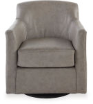 Signature Design by Ashley Bradney Swivel Accent Chair-Fossil