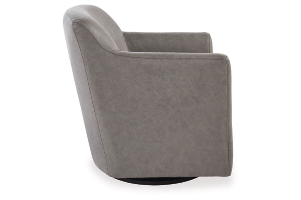 Signature Design by Ashley Bradney Swivel Accent Chair-Fossil