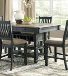 Signature Design by Ashley Tyler Creek Counter Height Dining Table with 4 Bars